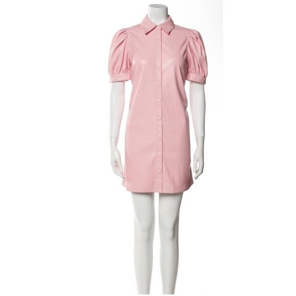 Alice + Olivia Dresses & Skirts - Alice + Olivia Jenn Faux Leather Mini Dress Sz Xs